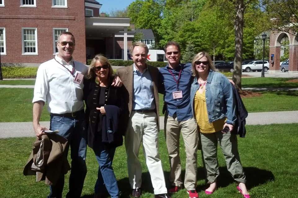 A group of Exeter friends.