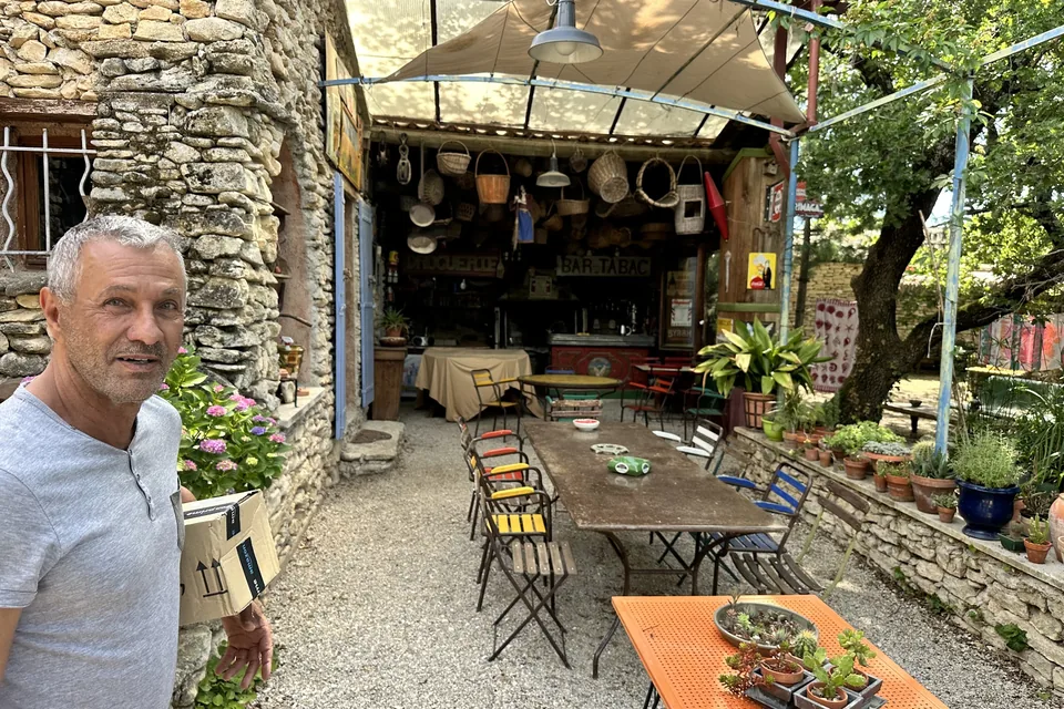 A friend at Les Imberts, near Gordes in the Vaucluse, in 2024.