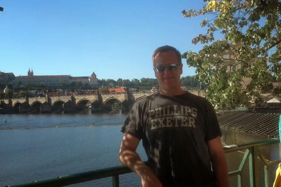 Eric in Prague in 2012.